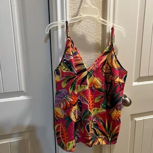 SHEIN Multicolor Tropical Floral Camisole